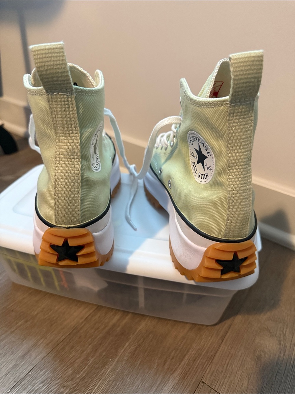Converse All Star Platform High Top Sneakers Sz 8 - Picture 5 of 16